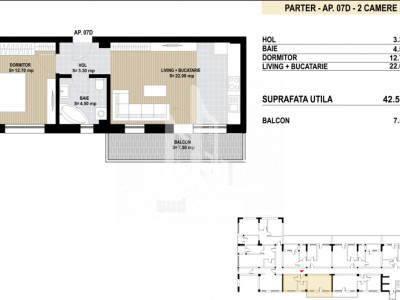 Grand Arena sec 4-doua camere tip studio
