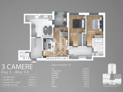 Grand Arena-Aurel Persu-3 camere premium