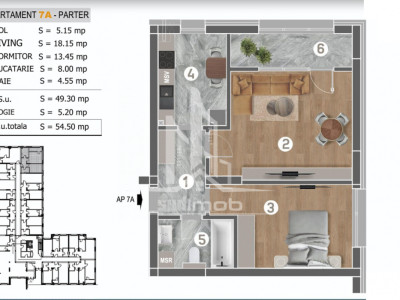 Grand Arena-apartament premium la parter