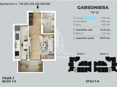 Garsoniera premium-5 min Metrou Berceni-tva 9% inclus