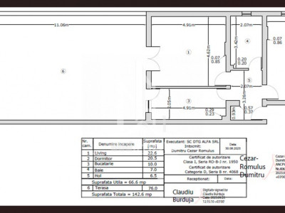 Popesti leordeni-apartament spectaculos cu terasa de 76mp
