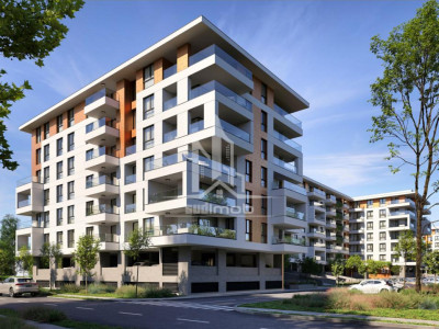 Apartament 3 camere open space 2 bai Sky Garden.